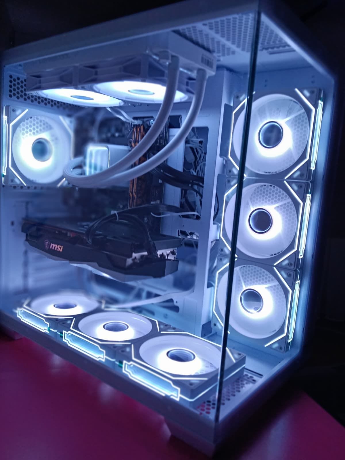 OYUNCU BİLGİSAYARI SİSTEM RYZEN 5 5500 SIVI SOĞUTUCULU AKVARYUM KASA