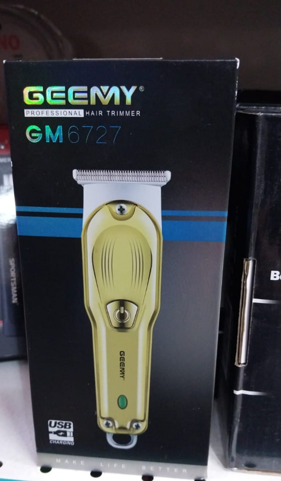 GEEMY GM-6727 Profesyonel Saç & Sakal Tıraş Makinesi | Sıfır | USB Şarjlı