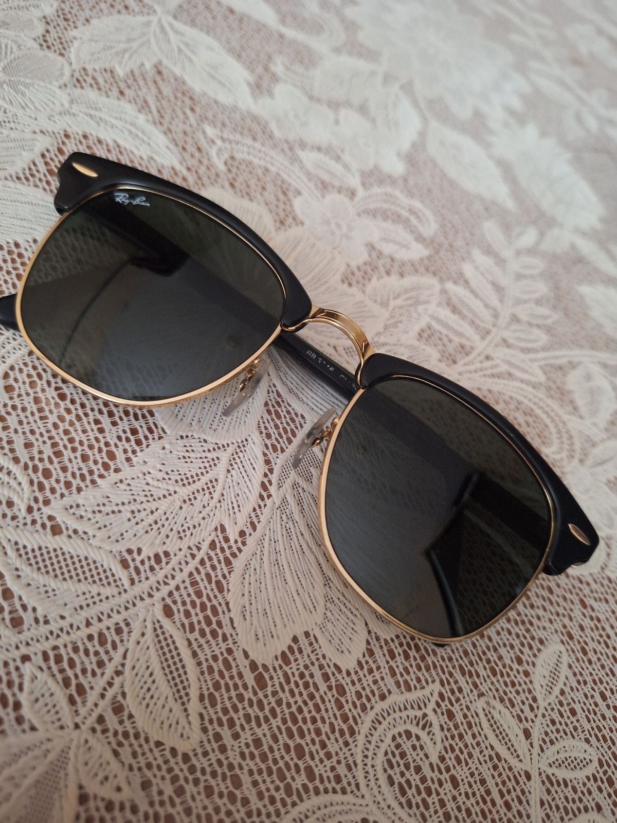 Gözlük/Orijinal Ray-Ban Clubmaster RB3016 W0365 51-21 Made in Italy