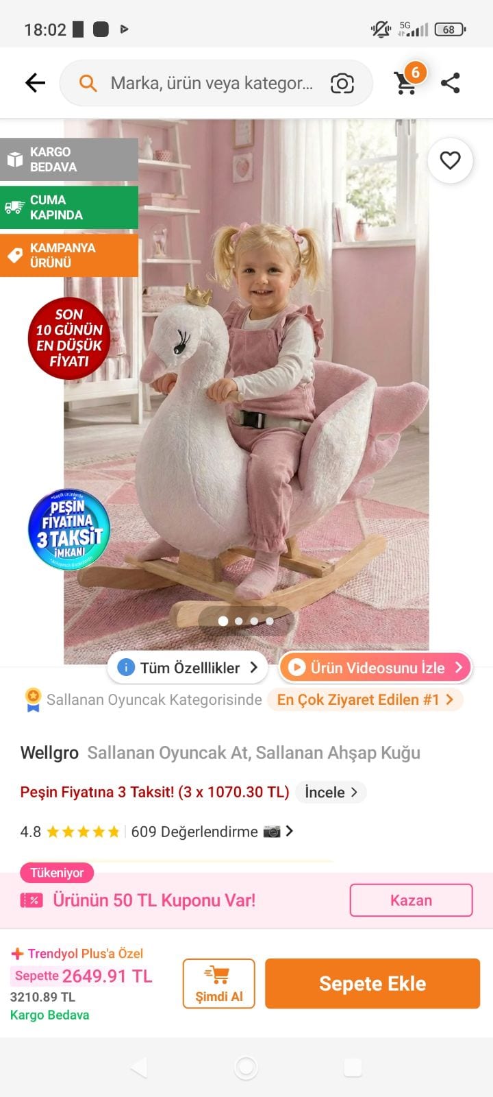 Sallanan kuğu